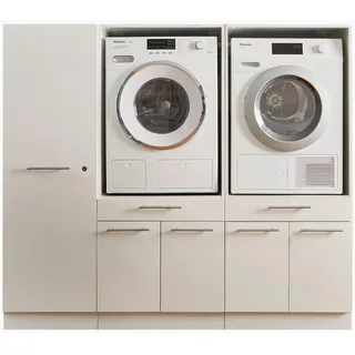 laundreezy Mehrzweckschrank-Set »LAUNDREEZY LDSK12«, Weiß
