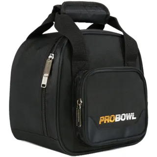 EMAX | 1 Ball Bowling-Tasche | Bowlingball-Tasche Add-A-Bag | – Bowlingbag für eine Bowlingkugel zum Aufsetzen | Add-On für Bowling-Ball-Roller (Pro Bowl - Spare Tote Black)