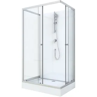 Marwell Komplettdusche White Dream 110 x 80 cm