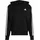 Essential Three Stripes Fullzip Hoodie Herren Black/White XXL
