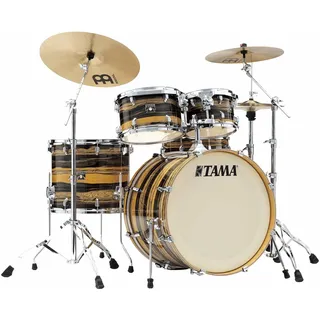 Tama CK52KR-NET Superstar Classic Maple 5 teilig - Natural Ebony Tiger Wrap/Chro... - Schlagzeug