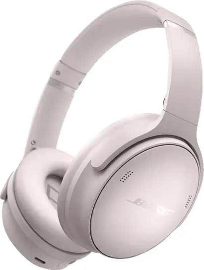 BOSE QuietComfort® Headphones, Noise-Cancelling, Over-ear Kopfhörer Bluetooth Weiß