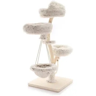 fudajo Designer Kratzbaum 130 cm braun