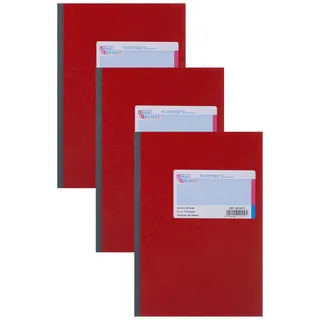 König und Ebhardt 8615272 Kladde/Notizheft (A5, 96 Blatt, kariert, 70g/m2) (Packung mit 3)