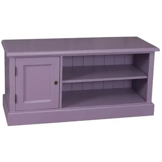 Casa Padrino Landhausstil Fernsehschrank Lila 120 x 40 x H. 56 cm - Landhausstil Sideboard