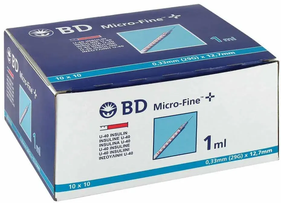 BD Micro-Fine+ U 40 Insulin Spr. 12,7 mm