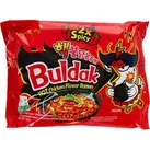 Samyang Fertiggericht Buldak Hot 2x Spicy Chicken Flavor Ramen, scharfe, koreanische Nudelsuppe, je 140 g, 5 Stück