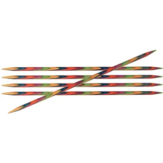 Knit Pro Nadelspiel, Symfonie, Holz, 10 cm Handschuhstricknadeln, 2,5 3,0 3,5 wählbar (2.5)