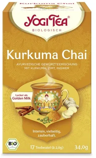 YogiTee Kurkuma Chai 17 Beutel, (35 g)