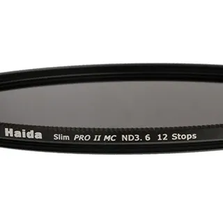 Haida Slim Extrem ND Graufilter PRO II MC (mehrschichtvergütet) ND3.6 (4000x) 82mm - inkl. Cap mit Innengriff