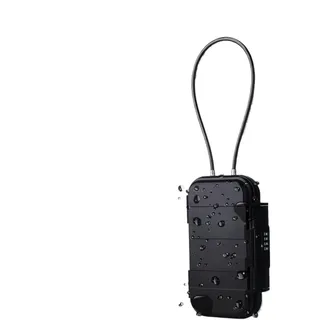 Travel Safe Lock Box, Tragbare Sicherheitskoffer, Wasserabweisendes Vierstelliges Zahlenschloss mit abnehmbarer Kette, Diebstahlsicherung für Wertsachen und Kleinigkeiten