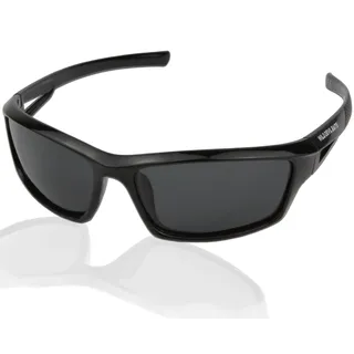 Angel-Berger High UV Polarisationsbrille Polbrille Angelbrille Karpfenangeln Sonnenbrille Sun Glasses Polarsierungsbrille (Wild Devil Baits schwarze Gläser)