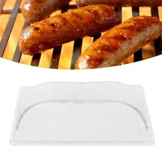 【küchenhelfer】 Hot-dog-schneider Und Grillmotor 【transparent Und Leicht Zu Reinigen】 Für Grillen Und Camping