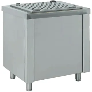 Selbstbedienungs-ausgabegerät 1 brunnen 7 körbe - 800x700x850 mm - 10163010 Eurast