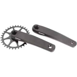 KHE KHEbikes MTB Kurbelgarnitur, 1-Fach, 170 mm, Direct Mount, 32 Zähne Kettenblatt, Schwarz