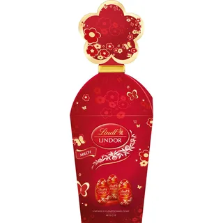 Lindt Lindor Mini Eier Köcher Milchschokolade Zartschmelzend 150g