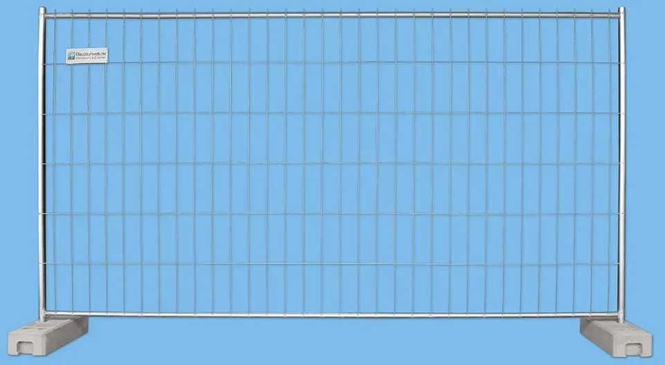 BAUZAUNWELT 13 kg 3,5 x 2,0 m Mobilzaun EUTOP - stabil - Draht 3 mm