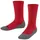 Socken Active Warm So Wolle Funktionsmaterial dick atmungsaktiv einfarbig 1 Paar Rot 23-26