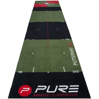 Pure2Improve Golf-Puttingmatte 3.0 grün/schwarz 65x300cm