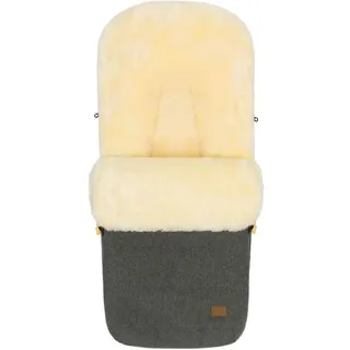 fillikid Fillikid, Lammwoll-Fußsack Bernina Wool für Buggy, Sport- und Kinderwagen - Grau