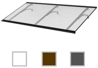 Vordach, Vordächer, Pultvordach, Haustür-Überdachung, Terassenüberdachung in vielen Farben und Formen, weiss, braun, anthrazit