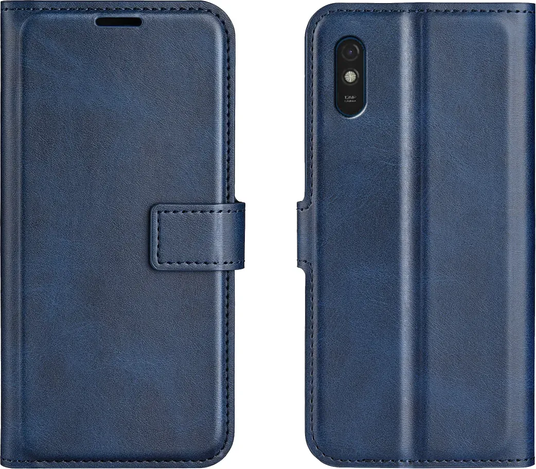 Handyhülle mit Platz für Pässe - Blau