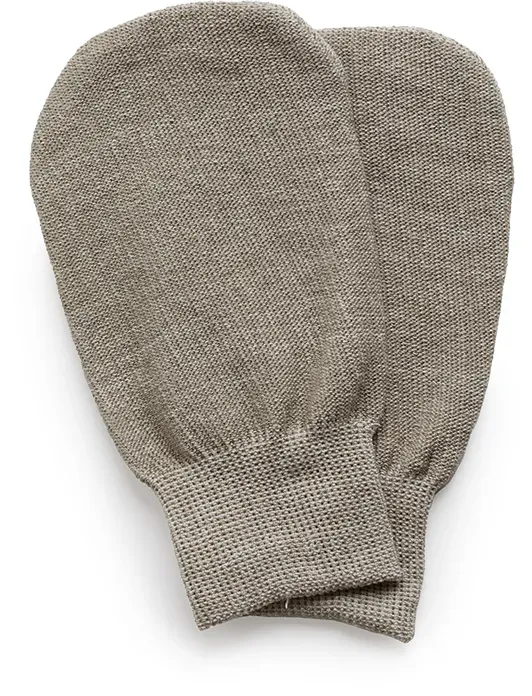 Handschuhe aus Leinen für Hamam
