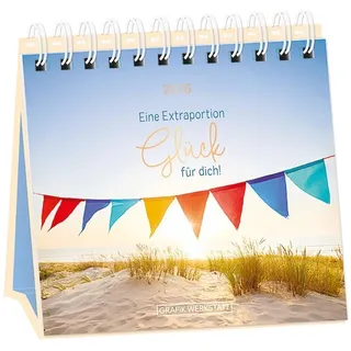 grafik werkstatt/becker & becker Tischkalender 2026 Extraportion Glück Tischkalender