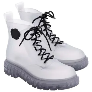 Melissa Unisex Coturno + Viktor and Rolf Ad Mode-Stiefel, durchsichtig, 43 EU