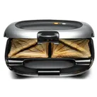 1St. ROMMELSB ST 1000 Sandwich Maker 950W, schwarz/Edelstahl
