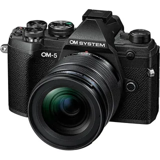 OM‑5 schwarz 12‑45 mm PRO Objektiv-Kit