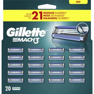 Gillette Mach3 Rasierklingen 20 St.