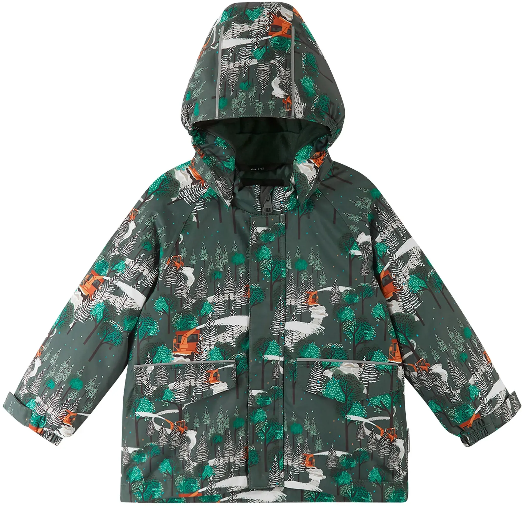 Reima Winterjacke mit Kapuze Wald, gruen, 80