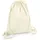 Bio Baumwoll Turnbeutel Sportbeutel natural 37 x 46 cm