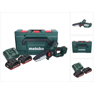 inkl. 2 x 4,0 Ah Akku + Ladegerät + metaBOX