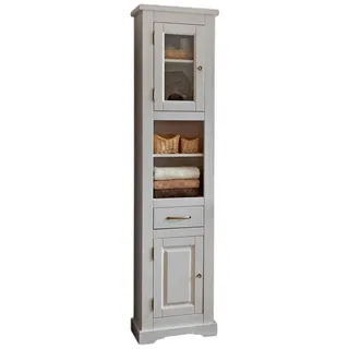 Xlmoebel Hochschrank Weiß Hochschrank Badezimmer Holz Modern (1-St., Schrank) Hergestellt in Europa weiß
