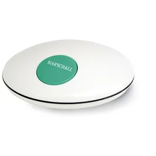 Deutsch sprechende Uhr I 1001w I Mit Sprachausgabe in UFO-Design I Simple Bedienung I Weiß und kompakt