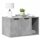 Katzenklo Betongrau 80x50x45 cm Holzwerkstoff