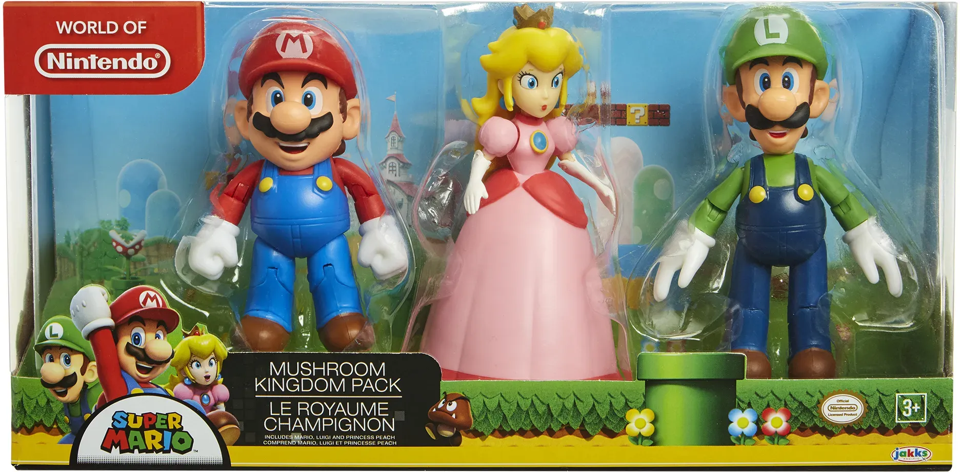 Jakks Pacific - Super Mario Mushroom Kingdom Pack