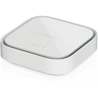 Netgear LTE Modem 4G LM1200 (bis 150 MBit/s im Download, 2x Gigabit LAN/WAN Ports, integriertes 4G LTE Modem Cat4, kompatibel mit allen europäischen SIM Karten), Weiß