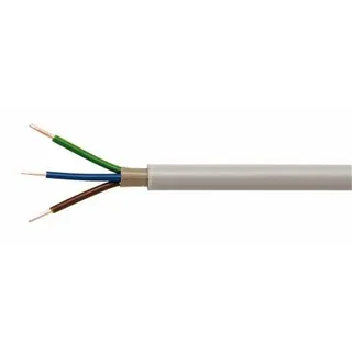 PVC-Mantelleitung NYM-J 5x1,5, grau, 5m