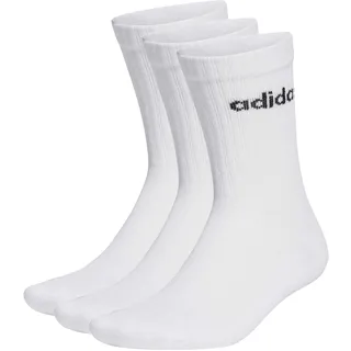 adidas Linear Crew Cushioned Socken 3er Pack White / Black 37-39