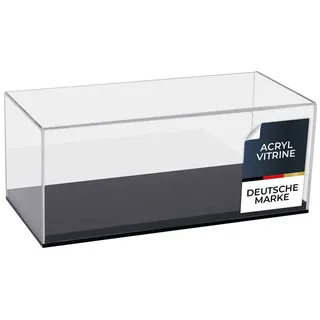 HMF 46804 Acryl Vitrine für Modellautos, Figuren, 34 x 16 x 14 cm Transparent