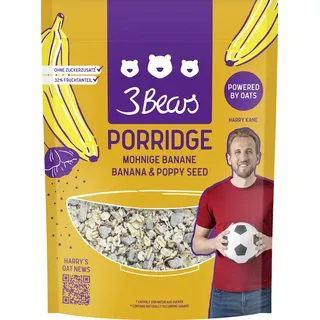 3Bears Porridge - Mohnige Banane 400,0 g