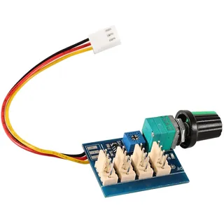 Silkwish 12V PWM Lüftersteuerung 4pin - PWM Lüfterregler 4 Kanäle für 4 Pin PC CPU Gehäuselüfter, 25KHZ, 4 Kanäle Lüfter Fan Speed Controller regler schalter für PC Cooling System