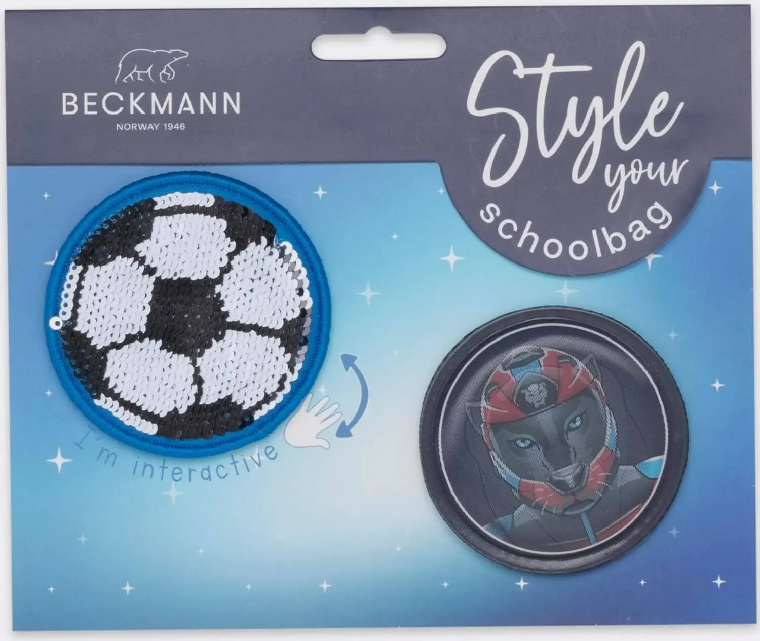 Beckmann BUTTON smiley PAILETEN