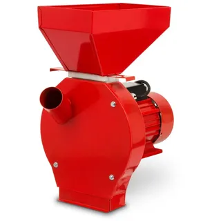 Eberth Elektrische Getreidemühle 1100 Watt 52 L Eimer Durchsatzmenge 240 kg/h,
