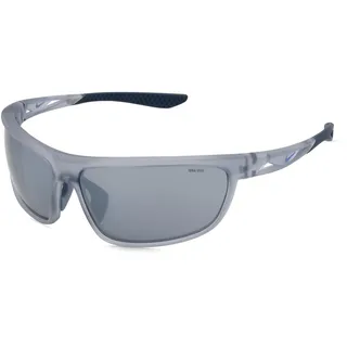 Nike WINDTRACK RUN EV24003 Unisex-Sonnenbrille Vollrand Quadratisch Acetat Spritzguss-Gestell, grau