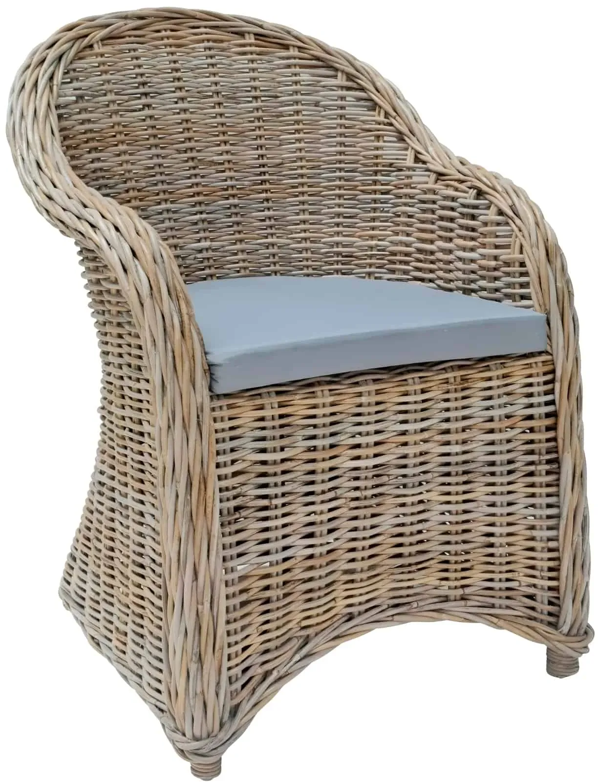 Rattansessel 'Gupon' 100% Baumwolle, Rattan