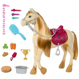 Barbie Mysteries: Das geheimnisvolle Pferdeabenteuer interaktives Spielzeugpferd mit Geräuschen, Musik und Zubehör